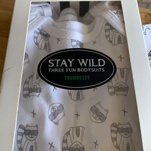 New in box - 3 high quality baby bodysuits